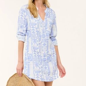 HIHO Bananakeet Linen Tunic Dress Linen Medium